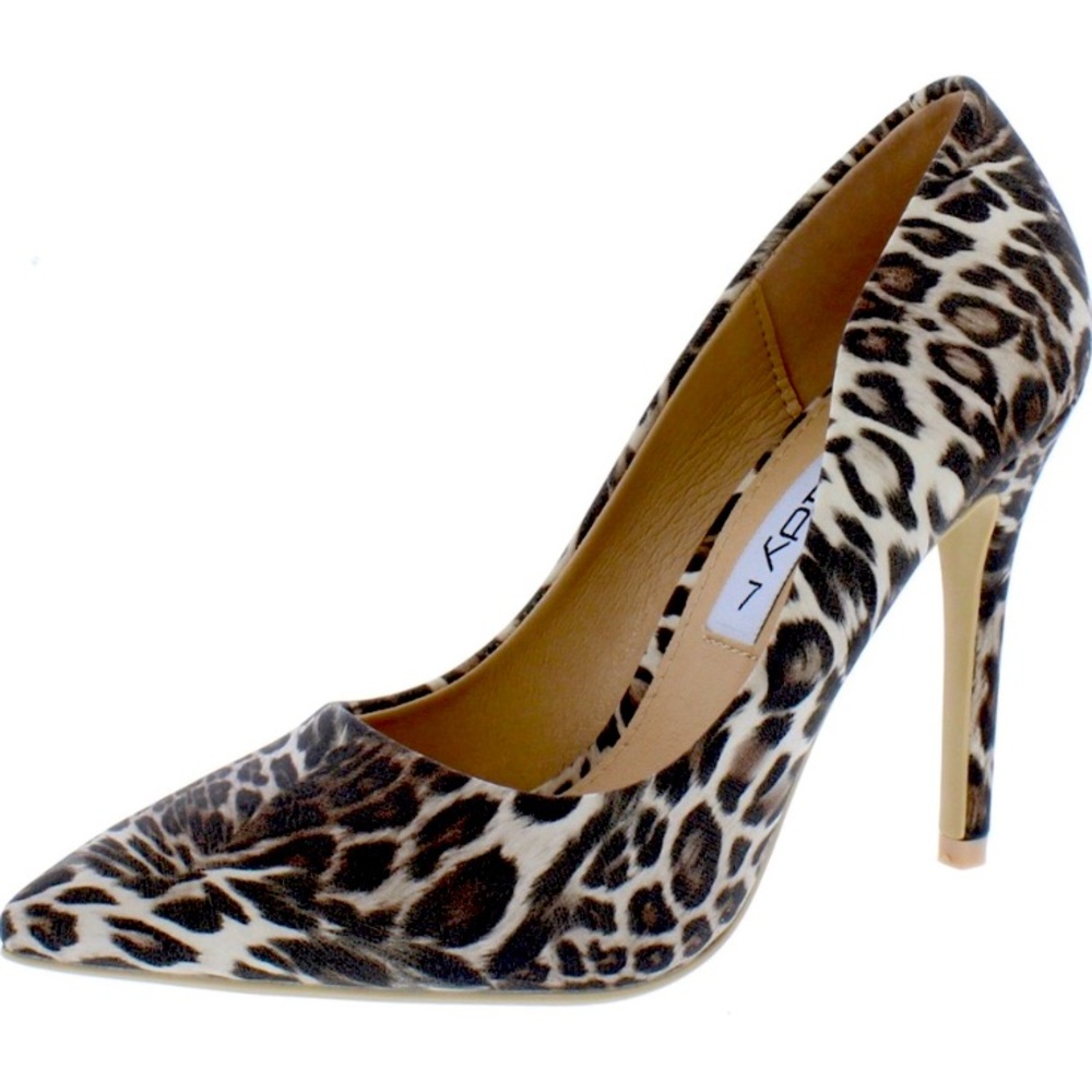 Leopard Print High Heel Pumps (Never Worn)
